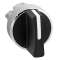 Harmony XB4 - tête bouton tournant à manette - D22 - 3 pos rap de G au C - noir|Schneider Electric-SCHZB4BD7