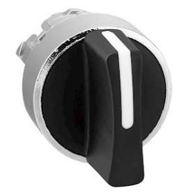Harmony XB4 - tête bouton tournant à manette - D22 - 3 pos rap de G au C - noir|Schneider Electric-SCHZB4BD7
