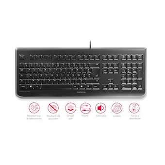 CHERRY KC 1068 - Clavier dans enveloppe de protection IP68 - noir|Cherry-CY1JK-1068FR-2
