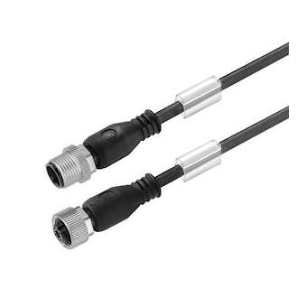 Câble capteur/actionneur, PUR, sans halogène, M12|Weidmuller-WEI1906301000