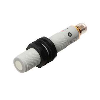 Détecteur ultrasons M18 2 sorties PNP-Dist 200-2200mm-15 à 30vcc-Conn M12|Carlo gavazzi-CGPUA18CAD22PPM1TI