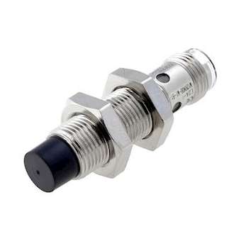 Détecteur proximité, inductif, laiton, boîtier court, m12, non blindé, 8mm, dc,|Omron electronics-OMRE2A-M12KN08-M1-B3