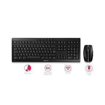CHERRY STREAM DESKTOP - Ens clavier&souris 2,4GHz FR noir touches résistantes|Cherry-CY1JD-8500FR-2