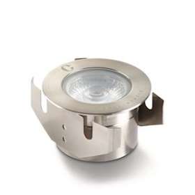 GL040, encastré de sol rond à source unique en inox 316, 40DEG, 3000K, IP68, TBT|Collingwood-SLHGL040DWBX30