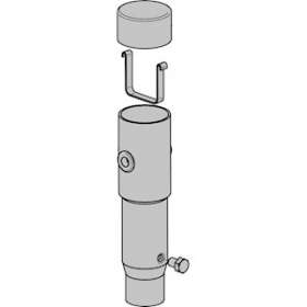 Obturateur 2 passe-fils en aluminium pour tête de mât diamètre 62mm|Petitjean-PTJ6880414241