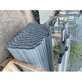 Gaine de protection PVC gris 90x90x2750mm|Petitjean-PTJ7400412041