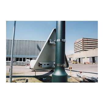 Fixations de pancartes en acier galvanisé, entraxe 60/120mm|Petitjean-PTJ7400304053