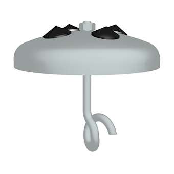 Obturateur 4 passe-fils en aluminium pour tête de mât diamètre 88/115 mm|Petitjean-PTJ6880411501