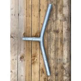 Double crossette KC en acier galvanisé, 0.50m, 5 degrés pour fût 60mm|Petitjean-PTJ6880882143