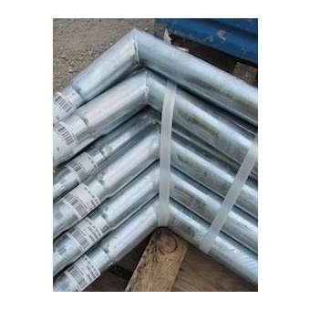 Simple crossette KC en acier galvanisé, 0.50m, 5 degrés pour fût 60mm|Petitjean-PTJ6880881103