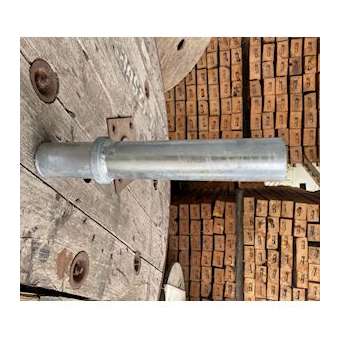 Embout démontable lisse en acier galvanisé 60x100mm pour fût 76mm|Petitjean-PTJ6881012643