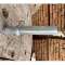 Embout démontable lisse en acier galvanisé 60x100mm pour fût 76mm