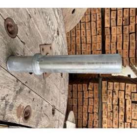 Embout démontable lisse en acier galvanisé 60x100mm pour fût 76mm|Petitjean-PTJ6881012643