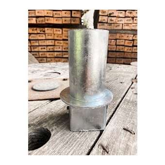 Embout démontable lisse en acier thermolaqué 60x100mm pour fût TC89|Petitjean-PTJ6881011412