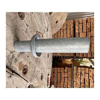 Embout démontable lisse en acier galvanisé 60x100mm pour fût 89mm|Petitjean-PTJ6881012383