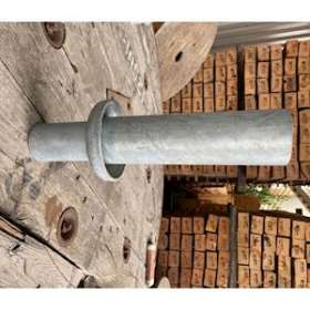 Embout démontable lisse en acier galvanisé 60x100mm pour fût 89mm|Petitjean-PTJ6881012383