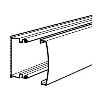 Moulure Keva 22mmx12mm - Fond+couvercle - 1 compartiment - Longueur 2,10m - Brun|Planet wattohm-PLW11870