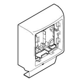 Cadre simple Appareillage Saillie Legrand - Pour moulure Keva 50x20mm - Blanc|Planet wattohm-PLW11841