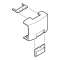 Té de dérivation sauf sous plafond -Pour moulure Keva 22mmx12mm-PVC Blanc Artic