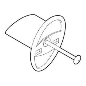 Clou Flixo - Hauteur 12mm - Sachet de 100 pièces - Pour moulures Keva - Vert|Planet wattohm-PLW11690