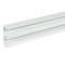 Goulotte Logix 45-160x50-2 compartiments-Livré sans couvercle-PVC Blanc Artic