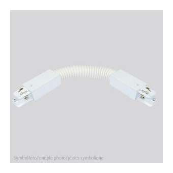 Raccord flexible pour rail 3 phases carré noir Lxl: 300mm|Planlicht-AH4676010SW