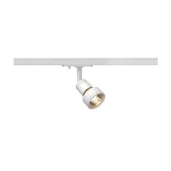 PURI TRACK, spot pour rail 1 allumage intérieur, blanc, GU10/QPAR51, 50W max|SLV-DC5143391