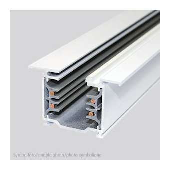Rail 3 phases encastré 3000mm blanc LxlxH: 3000x53x33mm|Planlicht-AH4679003WS