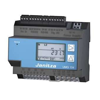 Centrale de mesure modulaire UMG 104 tri/tétra 4Mo de mémoire 2 entrées 2 sortie|Polier ingenierie-POI5220201