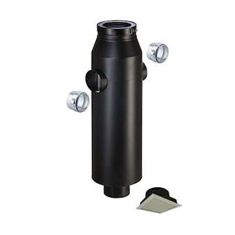 ECHANG.CONFORT+ POELE 150 TI Couleur: NOIR MAT - RAL 9019 ECH PB 150 TI|Poujoulat-PJT080222579019