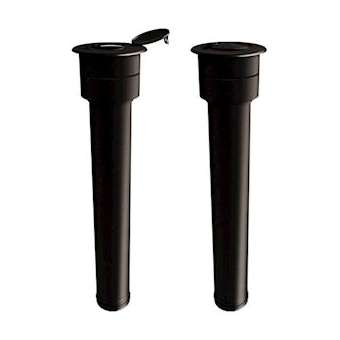 TERMINAL VERTICAL 80-130 PGI Couleur: NOIR GRA - RAL 9030 STV 80/130 PGI|Poujoulat-PJT370807819030