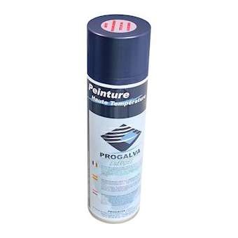 PEINTURE NOIRE HAUTE TEMP. 650/400 ML DE 1 A 24 L'AEROSOL|Progalva-PGA5437