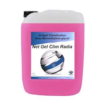 NET GEL CLIM RADIA 20L ANTIGEL CLIMATISATION - BASE MONO-ÉTHYLÈNE GLYCOL|Progalva-PGA3582
