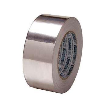 ADHESIF ALUMINIUM 50 MM L50 M 40 MICRONS (FORTE RÉSISTANCE À LA TEMPÉRATURE)|Progalva-PGA6115