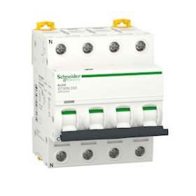 Acti9 iDT40N - disjoncteur modulaire - 4P - 63A - courbe C - 6000A/10kA|Schneider Electric-SCHA9P24463