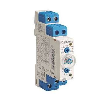 Essential Timer, Emer8, Din Rail, 17.5Mm, 12-240 Vdc/24-240 Vac, 1X5A, 0.1- 20H|Crouzet-CRT88829198