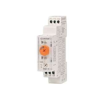 Syr-Line Analog High Power Timer, Bm1R, Din Rail, 17.5Mm, 12-240 V AC/DC, 1X16A,|Crouzet-CRTBM1R16MV1