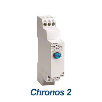 Chronos 2 Timer, Mas5, Din Rail, 17.5Mm, 20-260 Vucc, 1X0,7A, 0.1S - 100H|Crouzet-CRT88827014