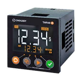 Syr-Line Digital Timer, Gdf1, Panel Mount, 11 Pins, 24-240 V AC/DC, 1X10A|Crouzet-CRTGDF1R10MV2