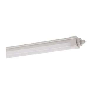 Luminaire étanche IP65, IK08, 4000lm, 4000K, vasque opale, L 1216mm|Ridi-RII0951219