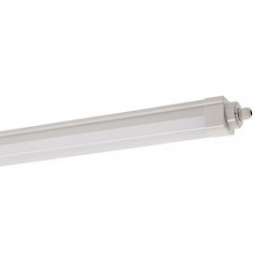 Luminaire étanche IP65, IK08, 4000lm, 4000K, vasque opale, L 1216mm|Ridi-RII0951219