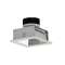Downlight encastré carré EDLQ 195, 2085lm, 4000K, réflecteur alu mat, 195mm