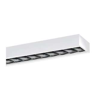 Luminaire apparent symétrique, pour 1xR-TUBE 1450mm, max 45W, optique mate|Ridi-RII0660004