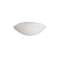 Luminaire à vasque blanc, IP40, IK10, 4000K, vasque opale, D390mm