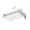 Pièce de jonction FLAKE-VS-CDH FWS avec module CDH APCON, 150mm, blanc (1x)|Ridi-RII0209260AH