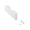 Embout de finition FLAKE-ED FWS, aluminium moulé sous pression, blanc (1x)|Ridi-RII0209263AH