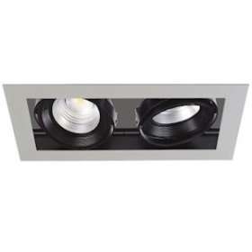 DOMILED 2 IRC90 2X45W 5315 Lm 3500°K 57° INT.NOIR /FACE NOIRE|Cubi spot-CUB2134552