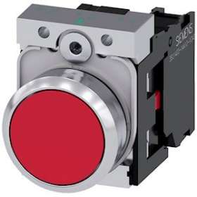 BOUTON-POUSSOIR, ROUGE|Siemens Industries et Infrastructures-SIE3SU1150-0AB20-1CA0