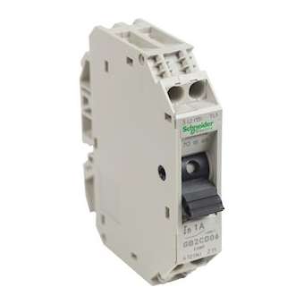 TeSys GB2-CD - disjoncteur pour circuit de contrôle - 1A - 1P+N - 1d|Schneider Electric-SCHGB2CD06