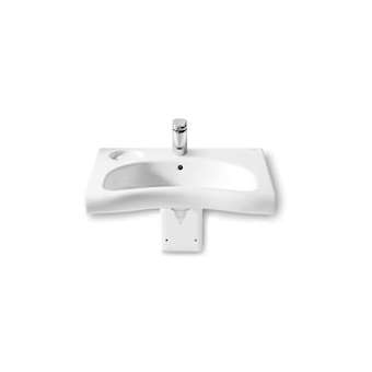 n-meridian lavabo pmr 700x460 avec fixations blanc|Roca france-ROAA32724H000